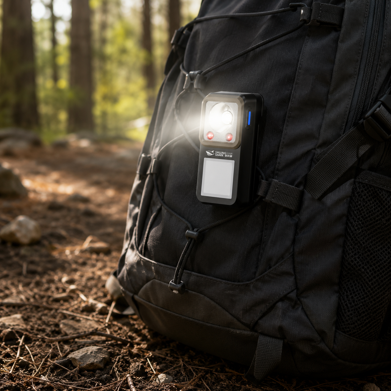 LED Magnetic Clamp Flashlight Outdoors Ultra-long-lasting Lighting Work Emergenc Lamp Clip-on Rechargeable Camping Hiking Light